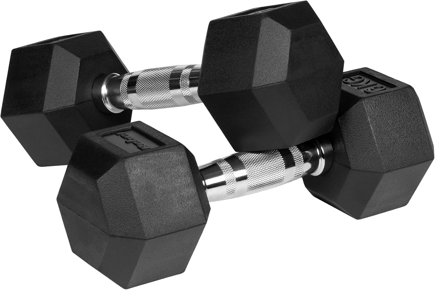 Rebel Dumbbell Cast Iron Rubber Plated HEX 2X6 Kg RBA-2325-06 image number 2