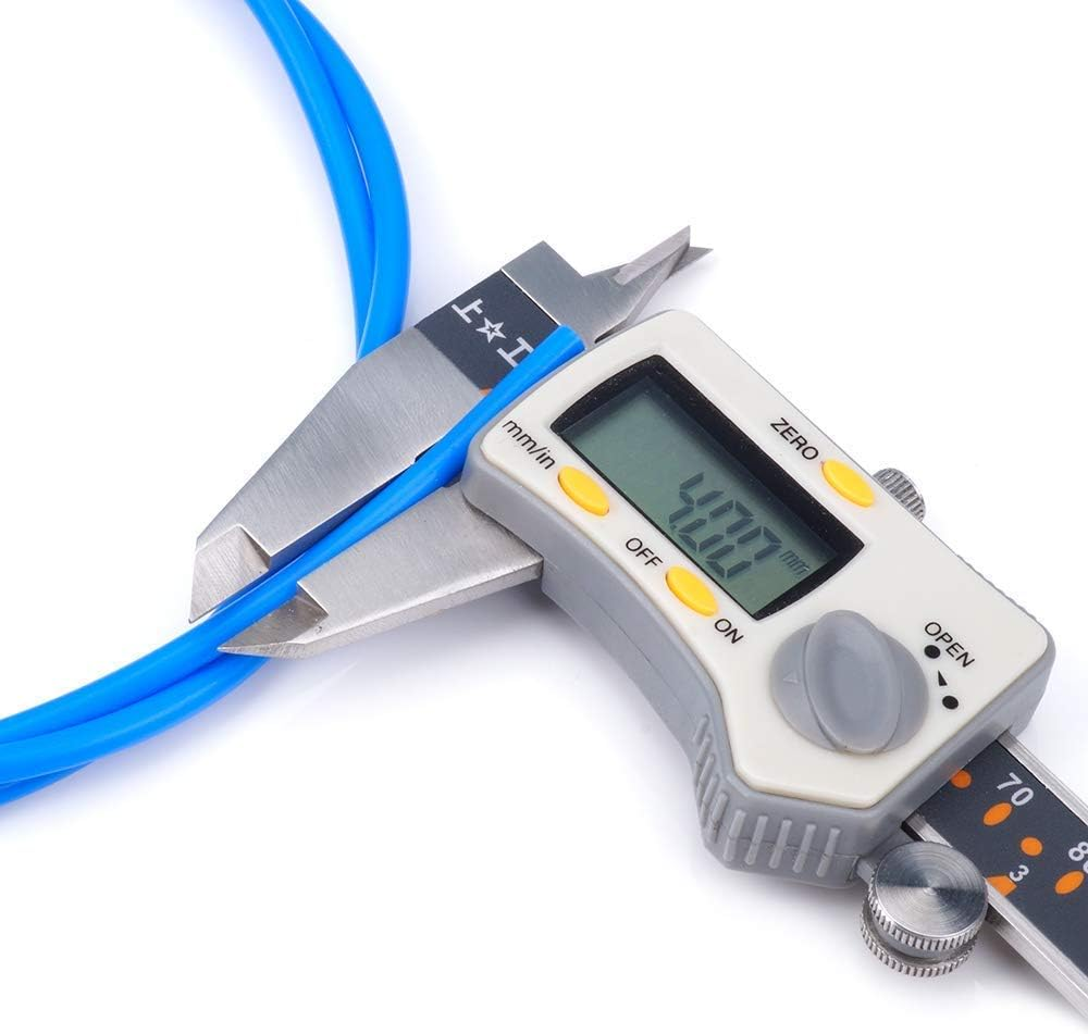 LEOWAY Upgrade 3D Printer Bowden PTFE Teflon Tube 2Meter for 1.75Mm Filament (ID 2Mm OD 4Mm) Tubing Tl-Feeder Hotend for Reprap Rostock Bowden Extruder-Blue image number 5