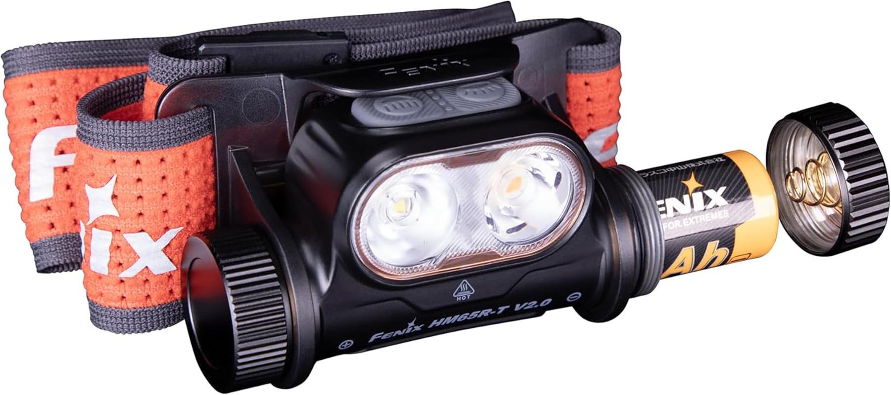 Fenix HM65R-T V2.0 Camping Headlamp - Camping Light Made Aluminum PC 1600 Lumens - Waterproof Head Light Flashlight for Hiking, Running, Fishing & Camping Accessories (Dark Purple) image number 1