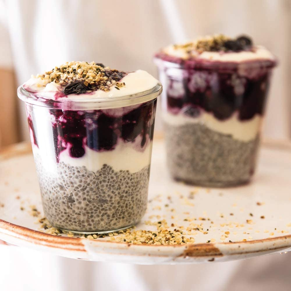 Honest to Goodness, Organic Black Chia Seeds, 1 Kilogram - Indulge in the Delightful Texture of These Tiny Seeds, a Perfect Nutrient-Rich Addition to Any Diet. image number 5