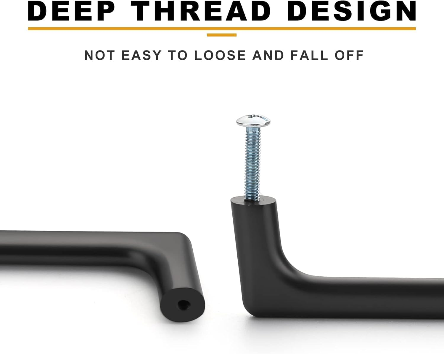 Coinkoly 10 Pack 8-4/5"(224Mm) Matte Black Cabinet Pulls Black Kitchen Cabinet Handles Dresser Drawer Pulls Cupboard Hardware for Cabinets image number 6