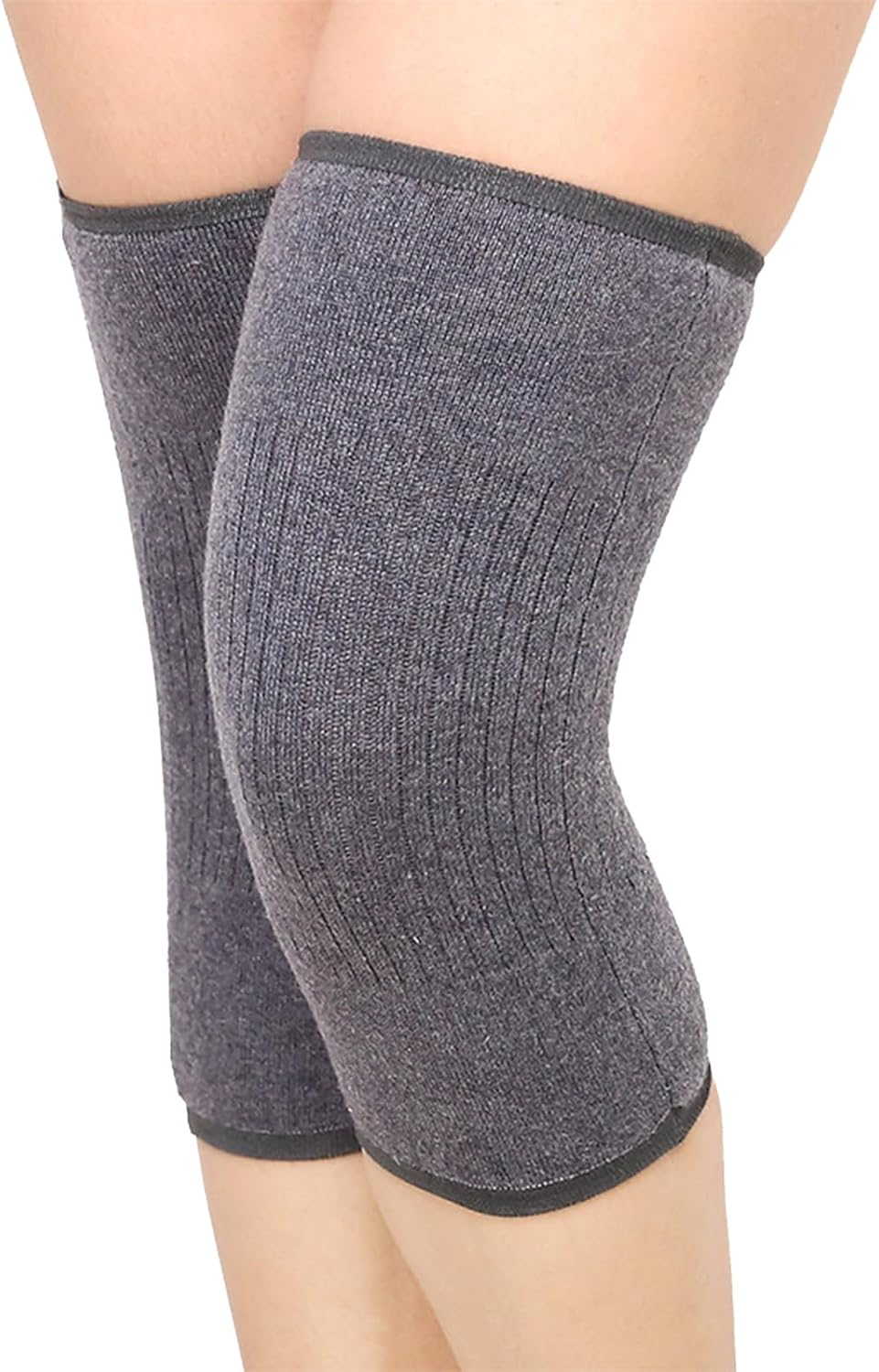 Knee Warmers,Knee Sleeves for Men Women Knee Sleeve, Support Leg Warmth in Winte and Joint Pain Relief for Arthritis Knee Thermal, Bicycle Skiing Running Knee Pads image number 2