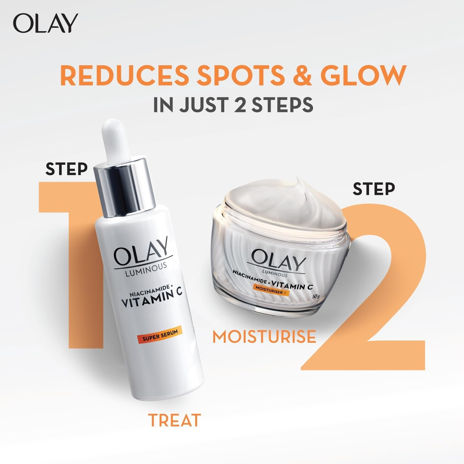 Olay Luminous Niacinamide + Vitamin C Face Cream Moisturiser 50G