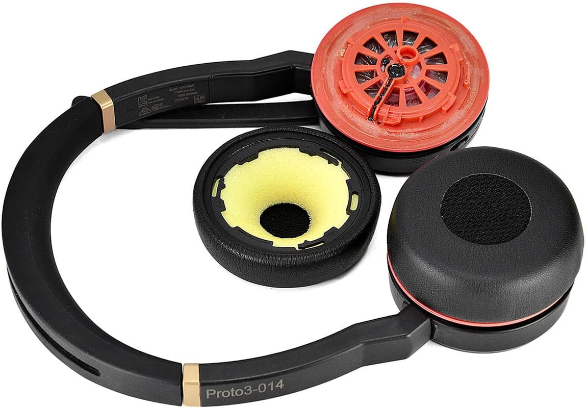 Replacement Ear Pads Cushions Cover Repair Parts Compatible with Jabra Evolve 75 75+ / 75 UC / 75MS