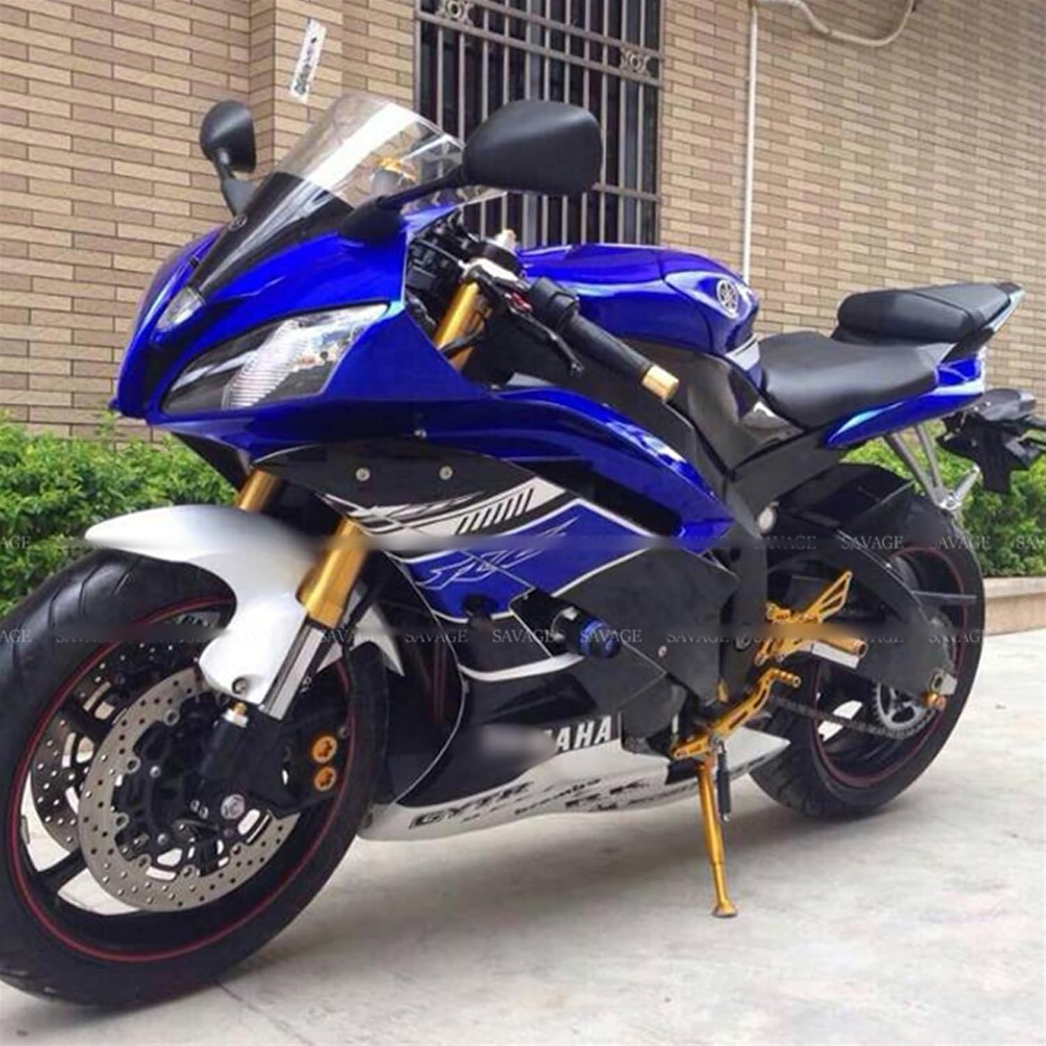 Motorbike Frame Sliders for Y┐AMAHA YZF R6 2014 2015 2016 YZF-R6 Motorcycles Accessories Falling Protection Motorbike Crash Protector Frame Sliders (Color : Gold) image number 1