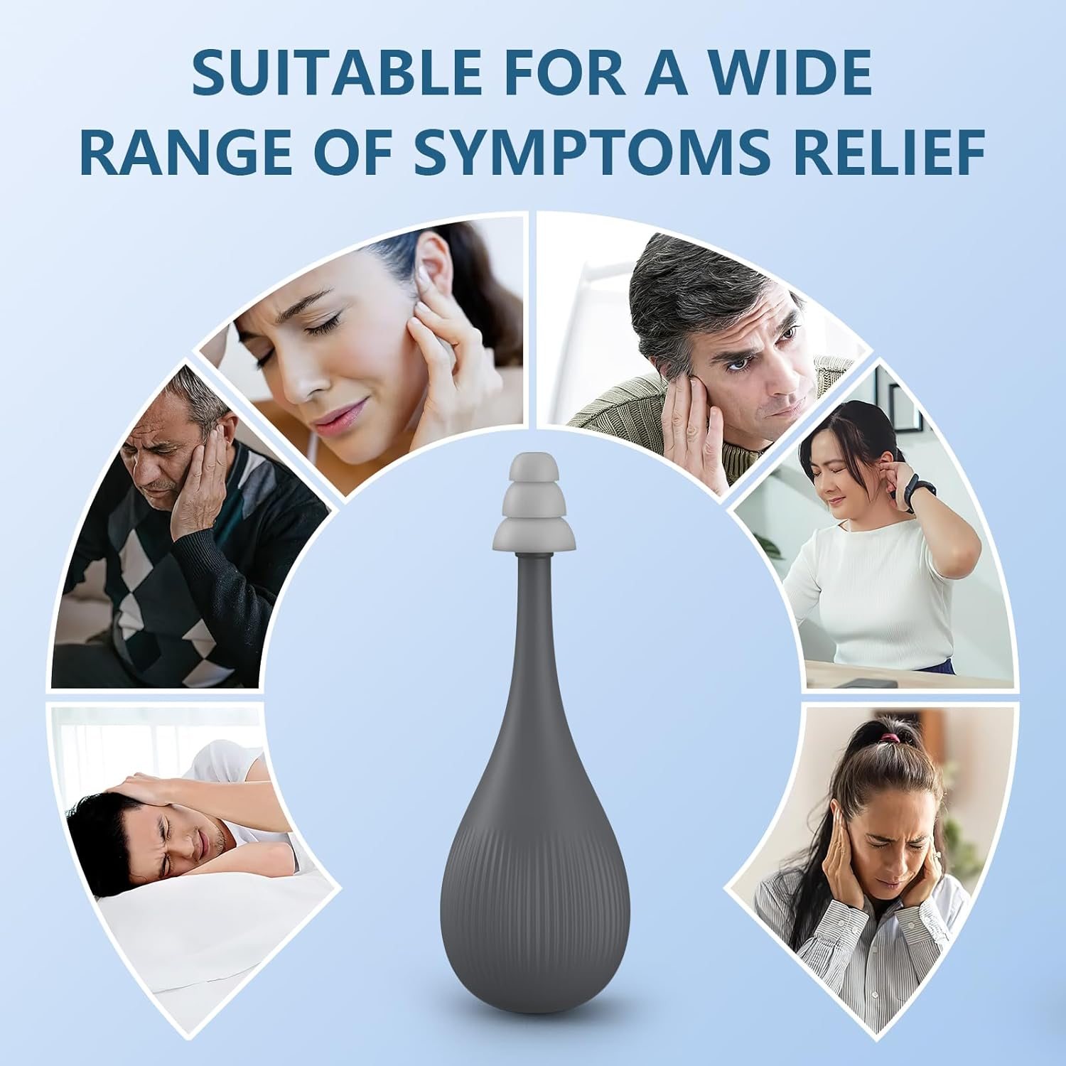 Ear  Ressure  Elief Device, Naturally  Educe Tension,  Ressure & Pulsating Symptoms through Inner Ear  Ressure Balance