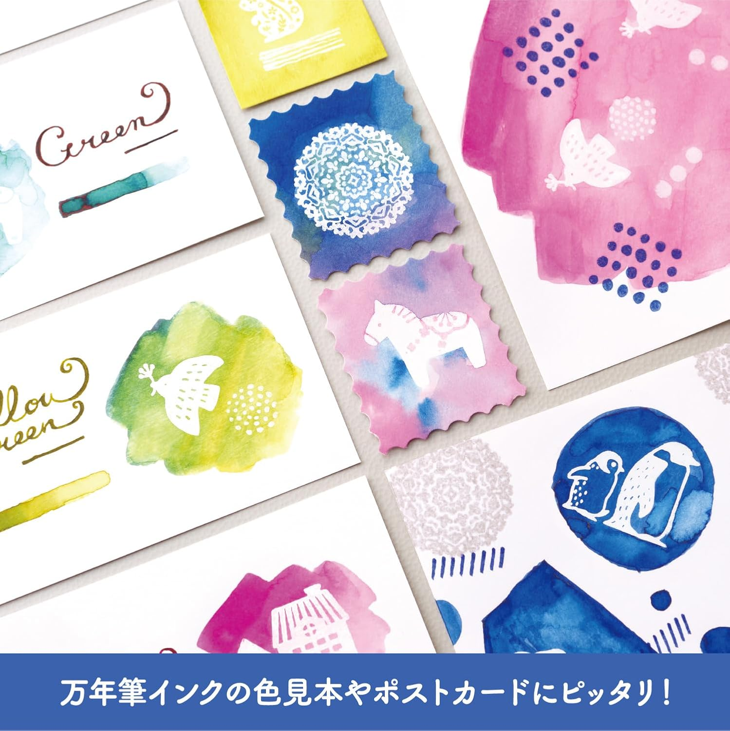 Shachihata Ukidel Ukidel Stamp Pad with Refill Ink and Dedicated Cleaner HUC-A image number 2
