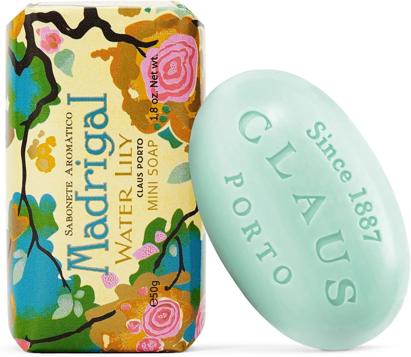 Claus Porto MADRIGAL - WATER LILY MINI SOAP 50G