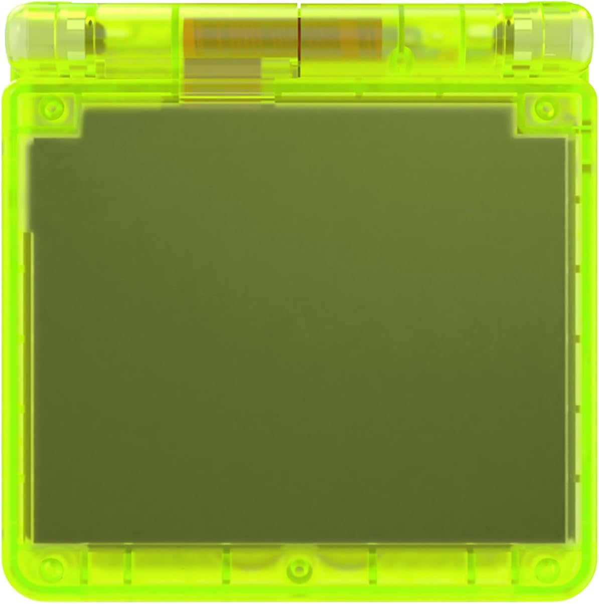 IPS Ready Upgraded Extremerate Clear Lime Green Custom Replacement Housing Shell for Gameboy Advance SP GBA SP &ndash; Compatible with Both IPS & Standard LCD &ndash; Console & Screen NOT Included