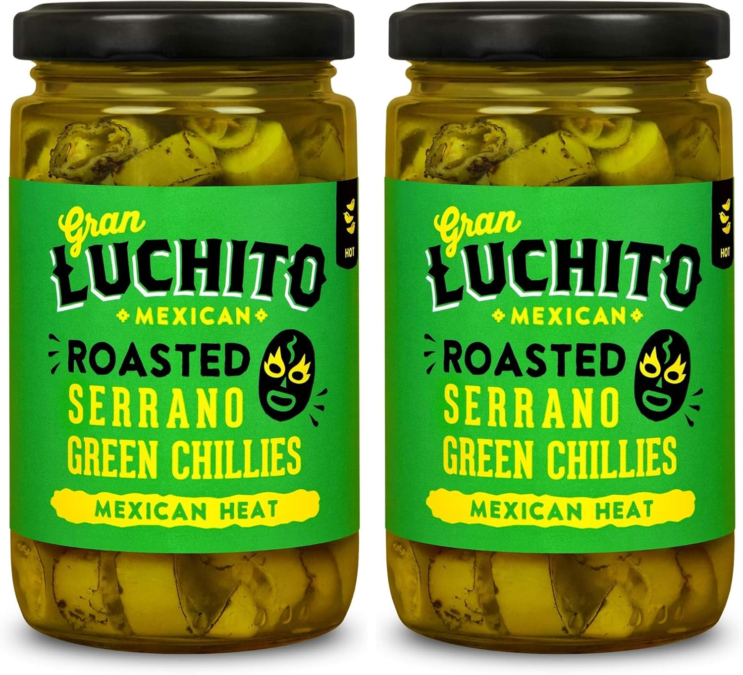 Gran Luchito Roasted Serrano Green Chillies 215G image number 5