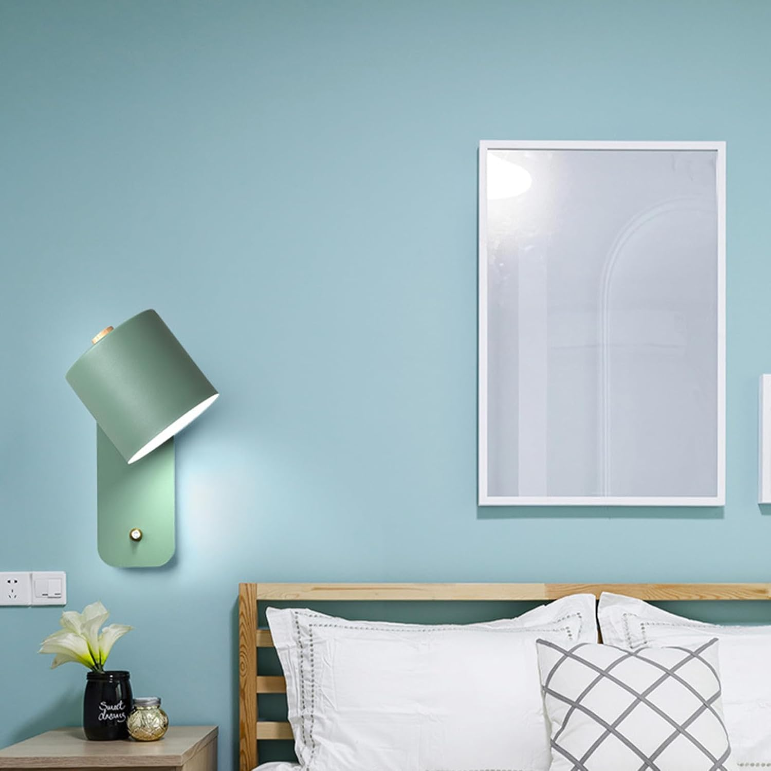 LED Outdoor Wall Light IP65 Waterproof Long Wall Lamp Black Minimalist Exterior Wall Sconce Aluminum outside Indoor for Gardens Villa Stairs Patio Garage Living Room (Natural Light,41Cm) XXZ image number 3