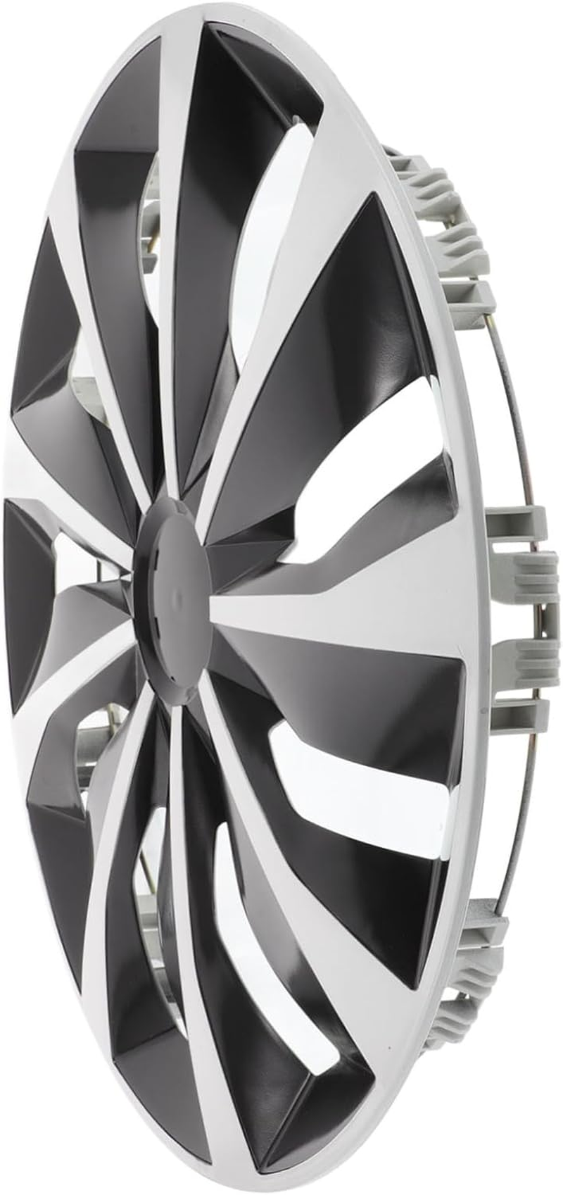 HAPINARY Universal 15-Inch Wheel Hubcap Rim Cover White Steel Auto Tire Center Caps Car Rim Protector Suitable for Passenger Vehicles Exterior Wheel Accessories image number 2