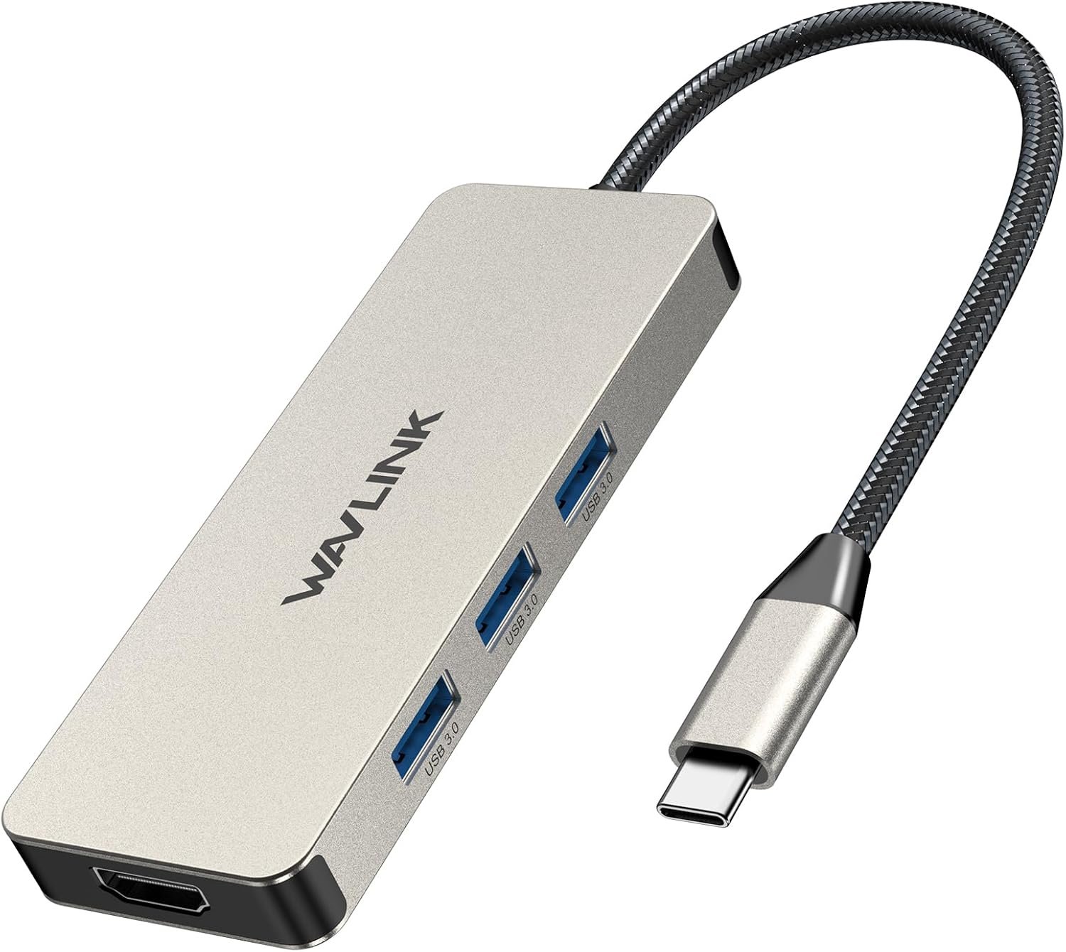 WAVLINK USB C Docking Station, USB-C to HDMI Adapter with 4K HDMI, 100W PD, 3X USB3.1, SD/TF Card Reader, USB Type C Hub Dongle for Macbook Pro/Air, Ipad Pro, Surface, XPS, Thunderbolt 3/4 Laptops image number 4