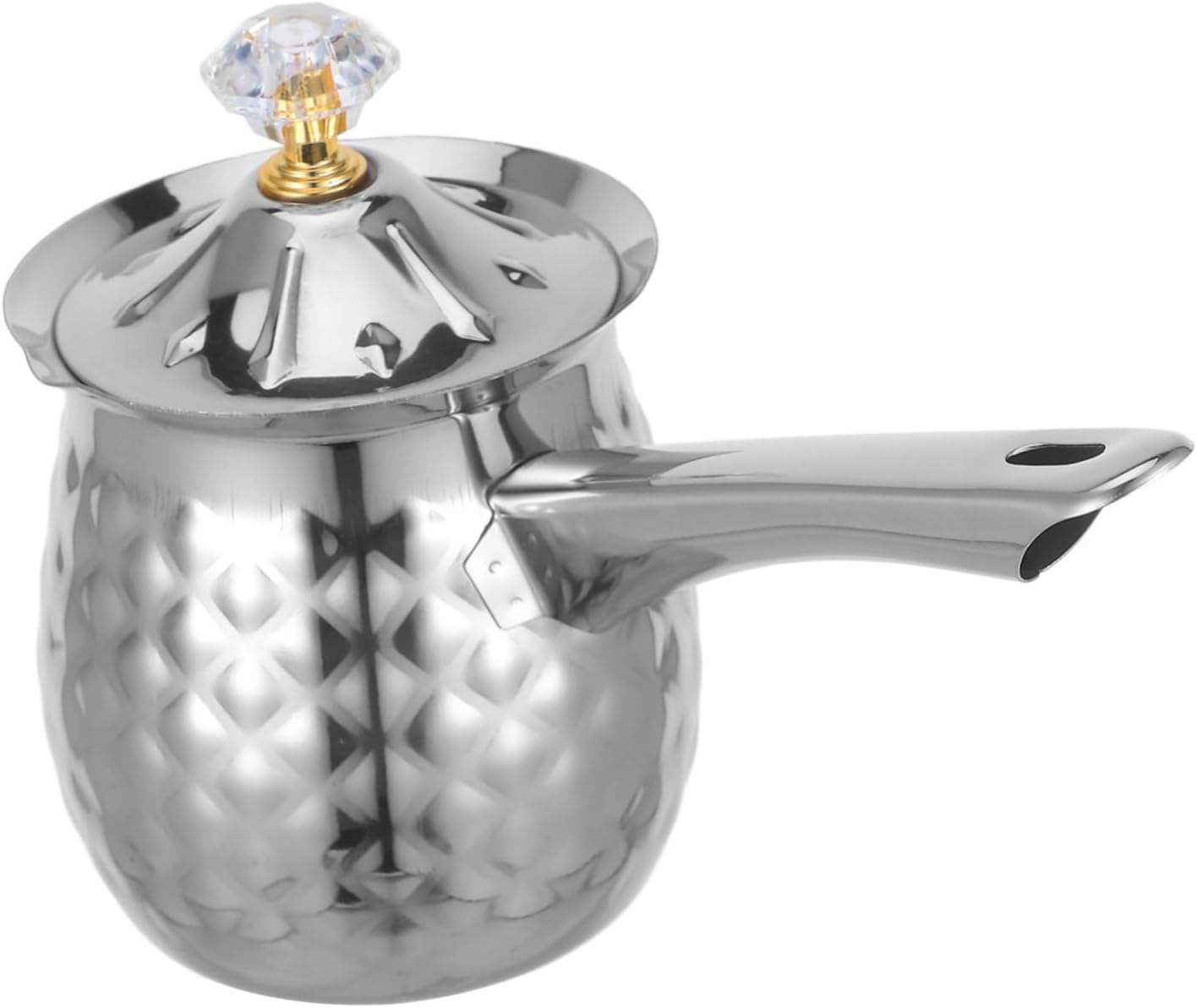 Sosoport Stainless Steel Milk Frothing Pitcher 400Ml Wear-Resistant Frothing Cup with Spout Household Coffee Accessory for Espresso Latte Art and Milk Steaming Random Color image number 4