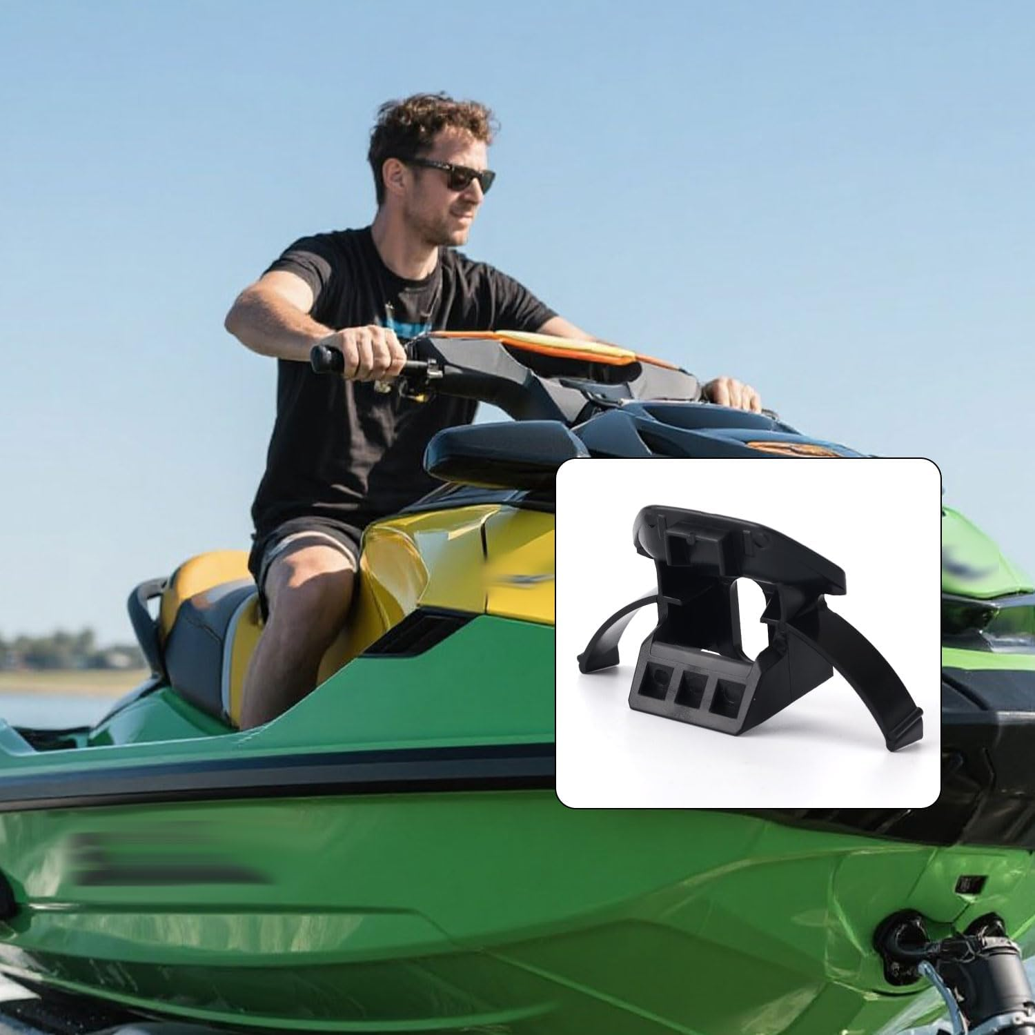 264000133 Jet Ski Glove Box Latch, Durable Glove Box Latch Replacements Accessories Compatible with Sea Doo New GTX RXT Wake Pro Fish Pro image number 1