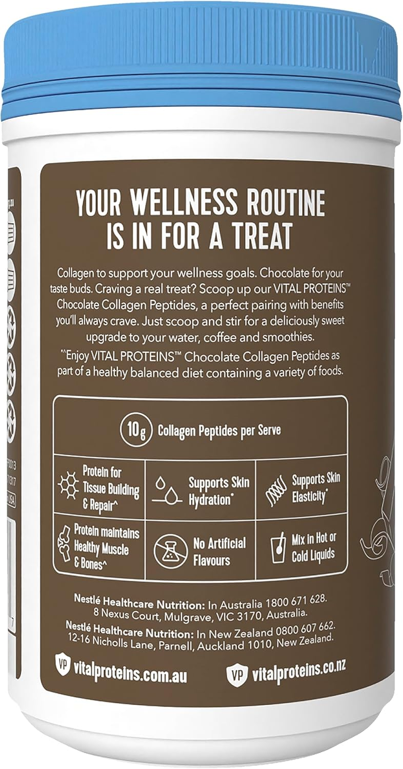 VITAL PROTEINS Chocolate Flavoured Collagen Peptides Powder, 10G Collagen Peptides per Serve (329G)