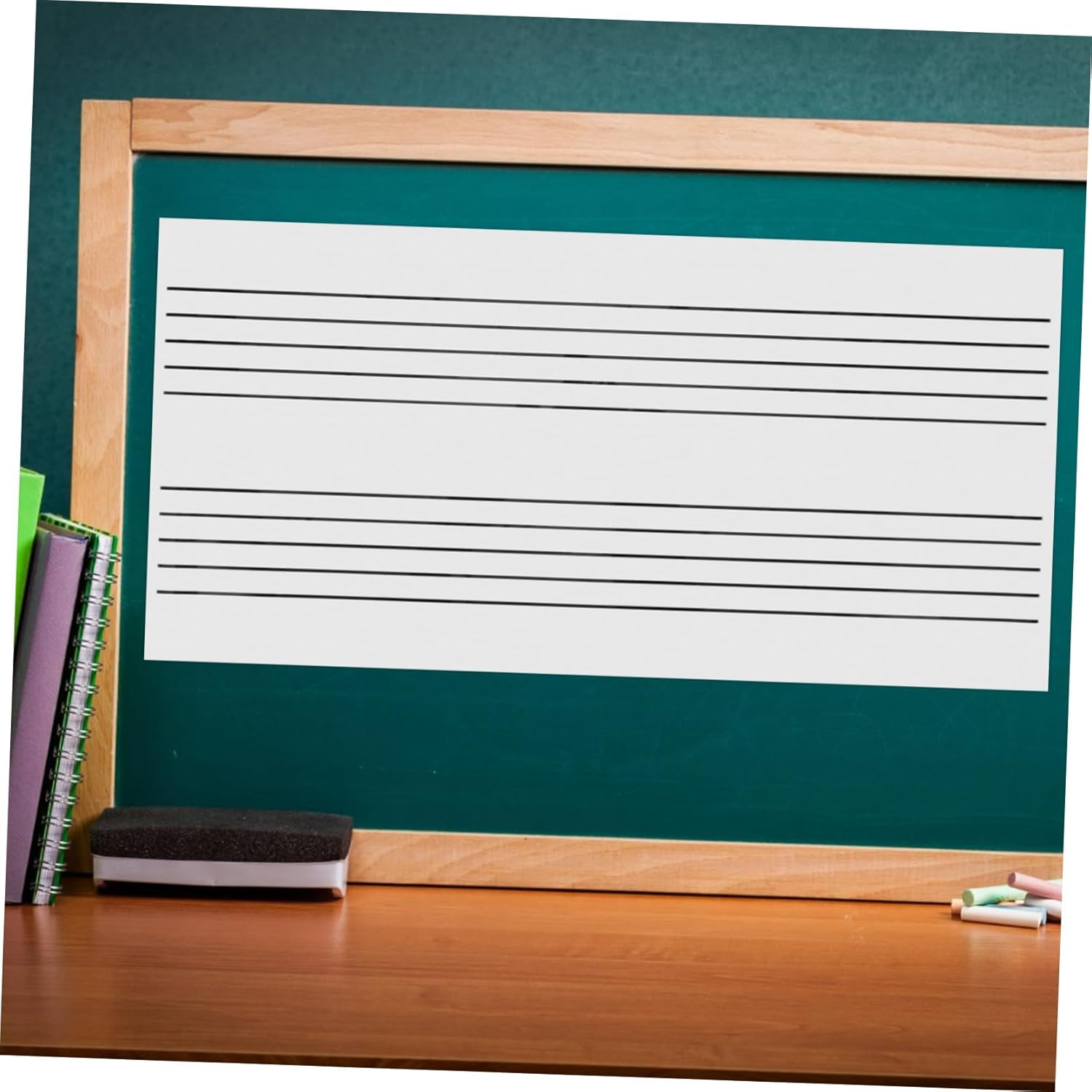 Staff Whiteboard Stickers White Board Music Teaching Tools Musical Notes Whiteboard Classroom Whiteboards Magnetic Lapboard Music Staff Dry Erase Board Dry Erase Lapboards Rubber IWOWHERO image number 5