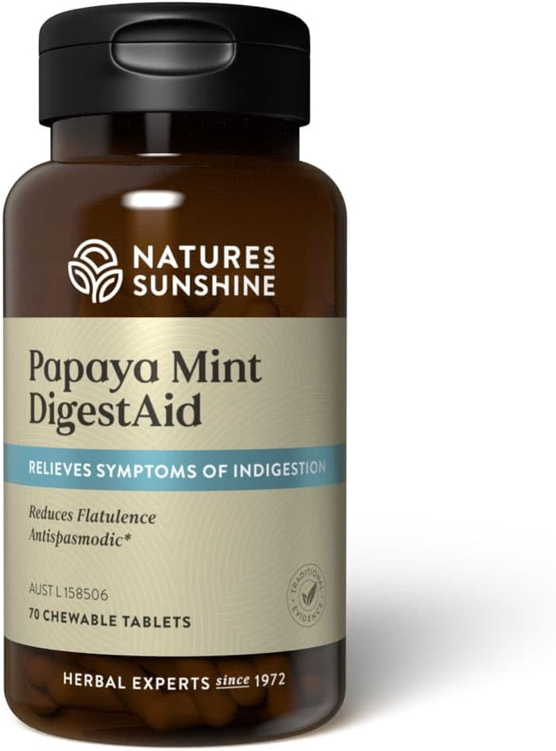 Nature'S Sunshine Papaya Mint Digestaid Chewable 70 Tablets