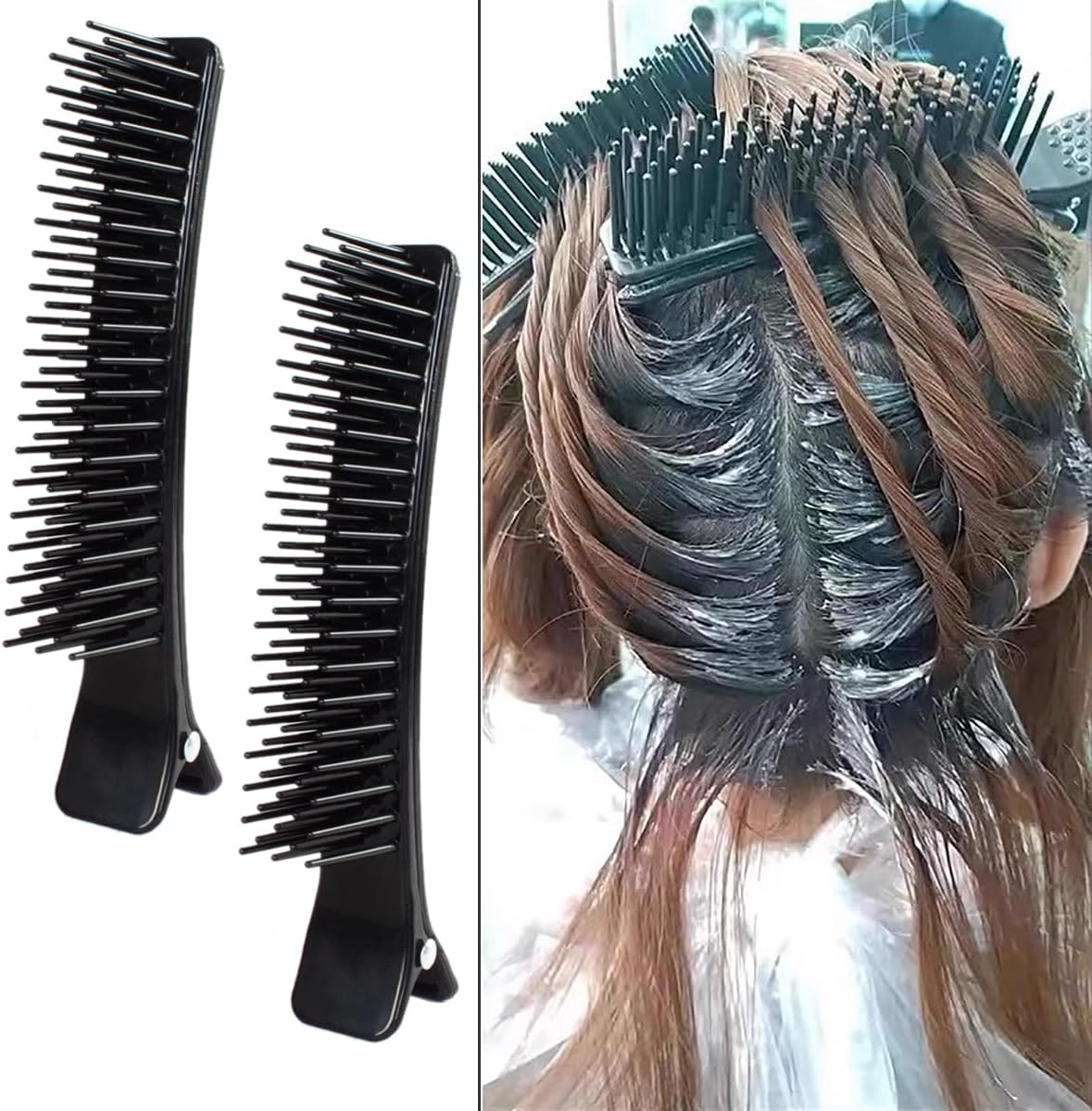 4PCS Styling Hair Grip Alligator Clips, Sonku Hair Clips for Easy Styling, Sectioning image number 3