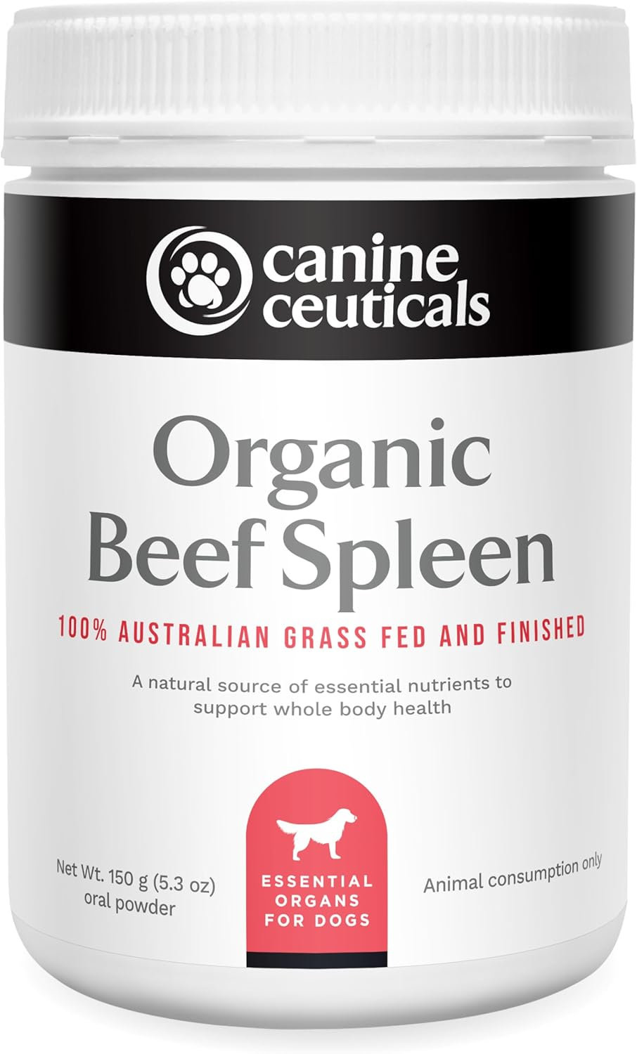 Organic Beef Spleen for Dogs - Immune & Energy Support - Rich in Heme Iron, B12 & Peptides - Boost Vitality, Cognition & Skin Health - Powerful & Natural Superfood