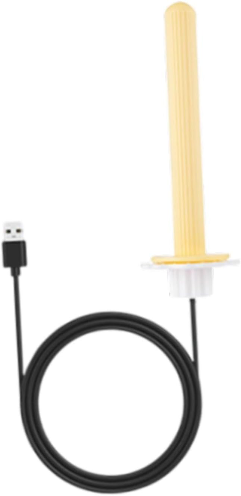 Heating Bird Perch Parrot Stand, 5V USB Bird Stand Bar Bird Cage Heater for Lovebirds Cockatiels Small Bird Canaries Conures, Yellow