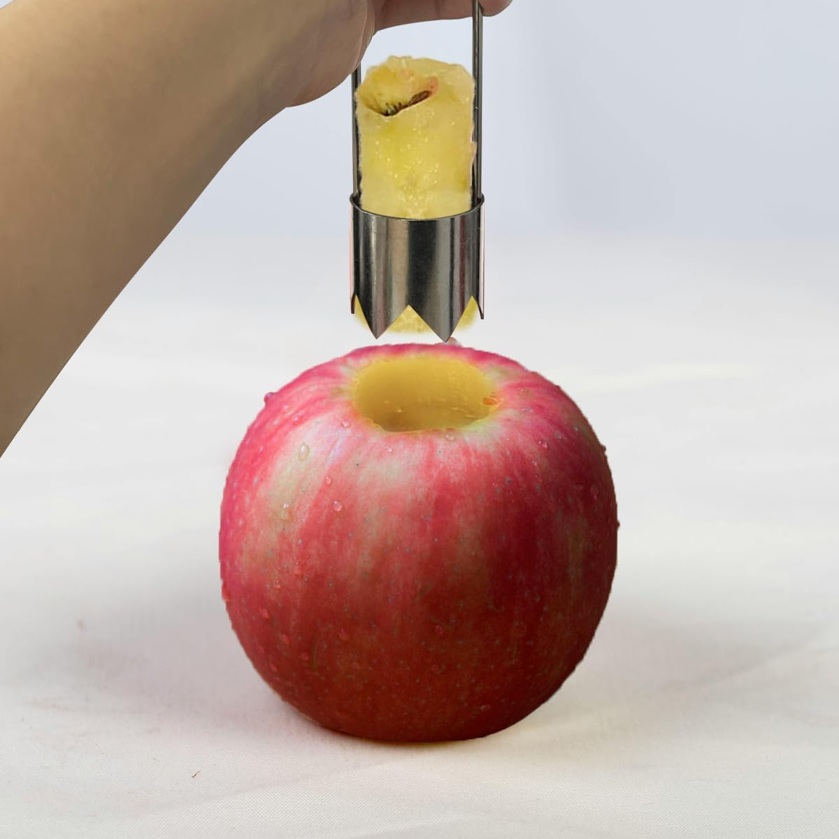 2Pcs 2 in 1 Pepper Seed Corer Remover，Apple Core Seed Remover Vegetable Corer Bell Pepper Corer Tool for Kitchen Gadget image number 6