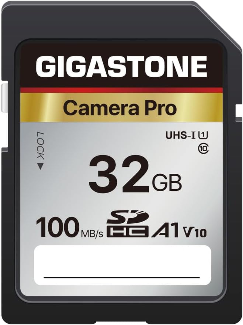 Gigastone 128GB 5-Pack SD Card UHS-I U1 Class 10 SDXC Memory Card High Speed Full HD Video Canon Nikon Sony Pentax Kodak Olympus Panasonic Digital Camera, with 5 Mini Cases