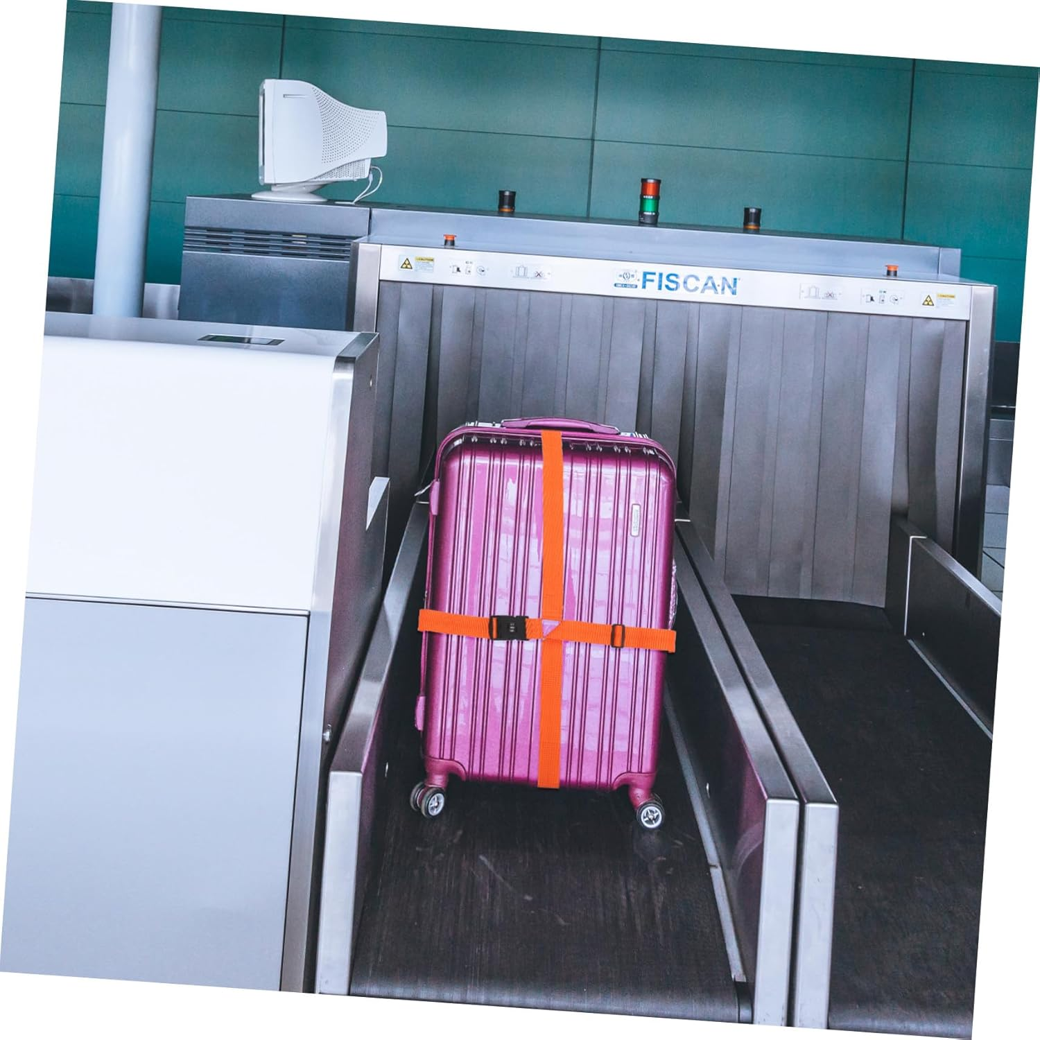 Beavorty Luggage Strap for Suitcases TSA Approved Luggage Straps Portable Travel Accessories image number 1