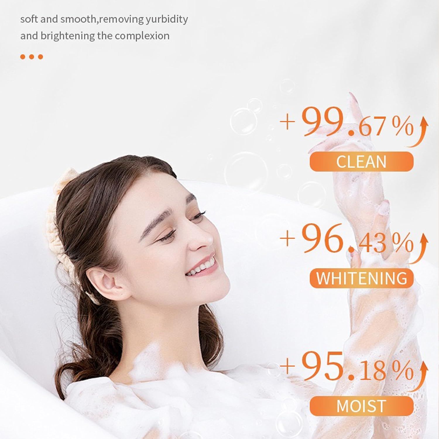 Lemon Turmeric and Kojic Acid Soap Bar -100G, Skin Brightening, Natural Granular Formula (3Pcs) image number 2