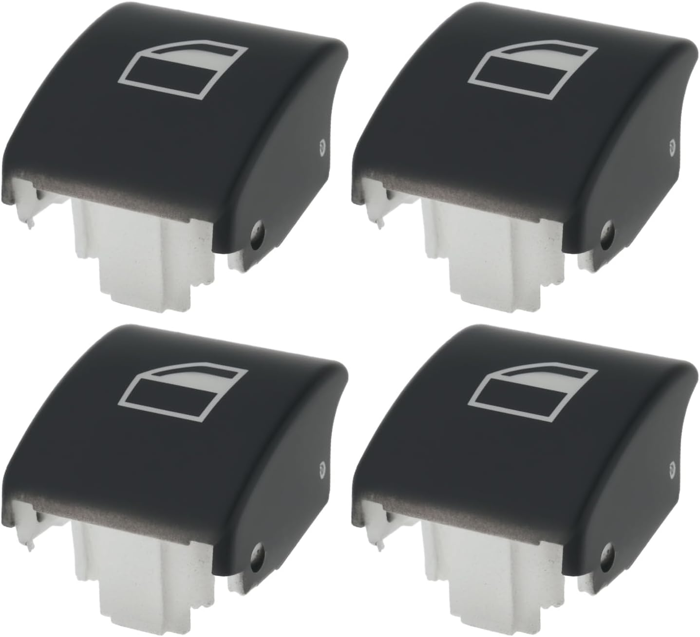 4Pcs Car Window Regulator Switch Button Replacement Part 61318381514 Compatible with BMW X5 E53 Compatible with BMW 3 Series E46 E90 image number 4