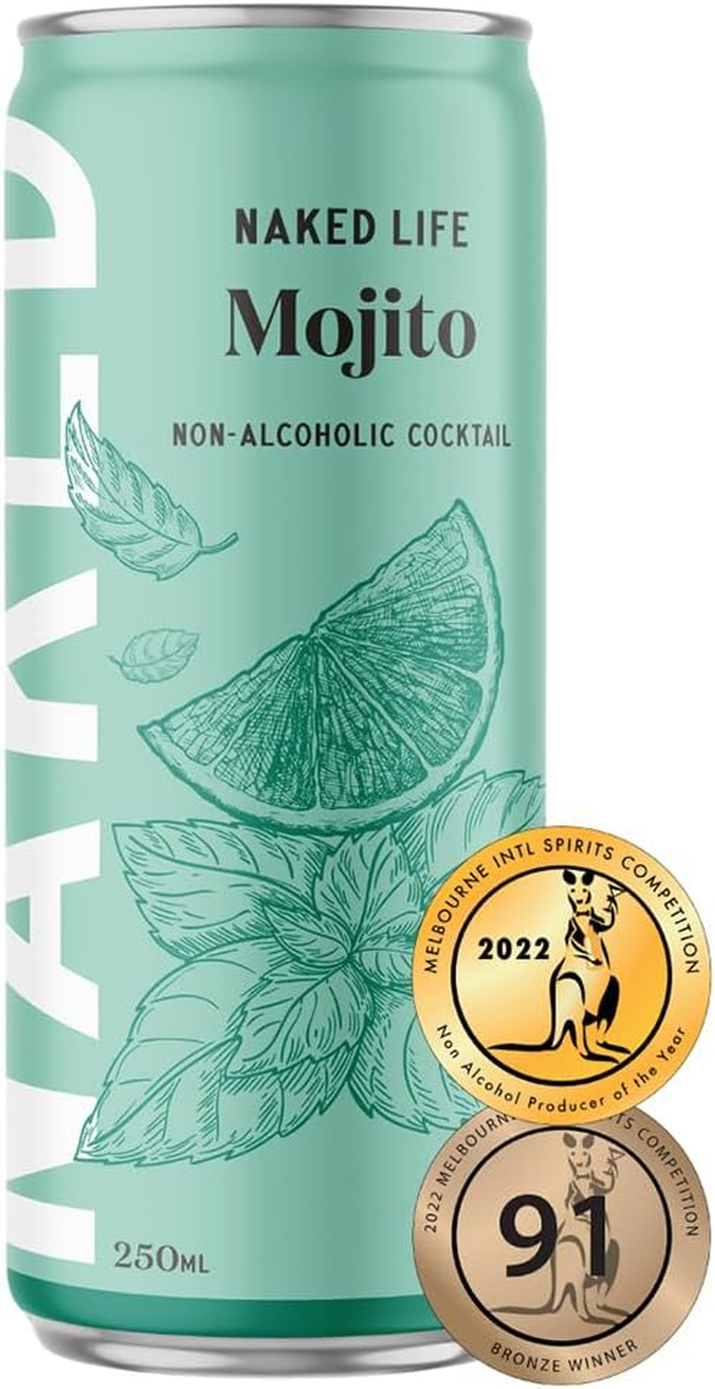 Naked Life Mojito Spritz Non Alcoholic Cocktail 250 Ml (Pack of 4) image number 4