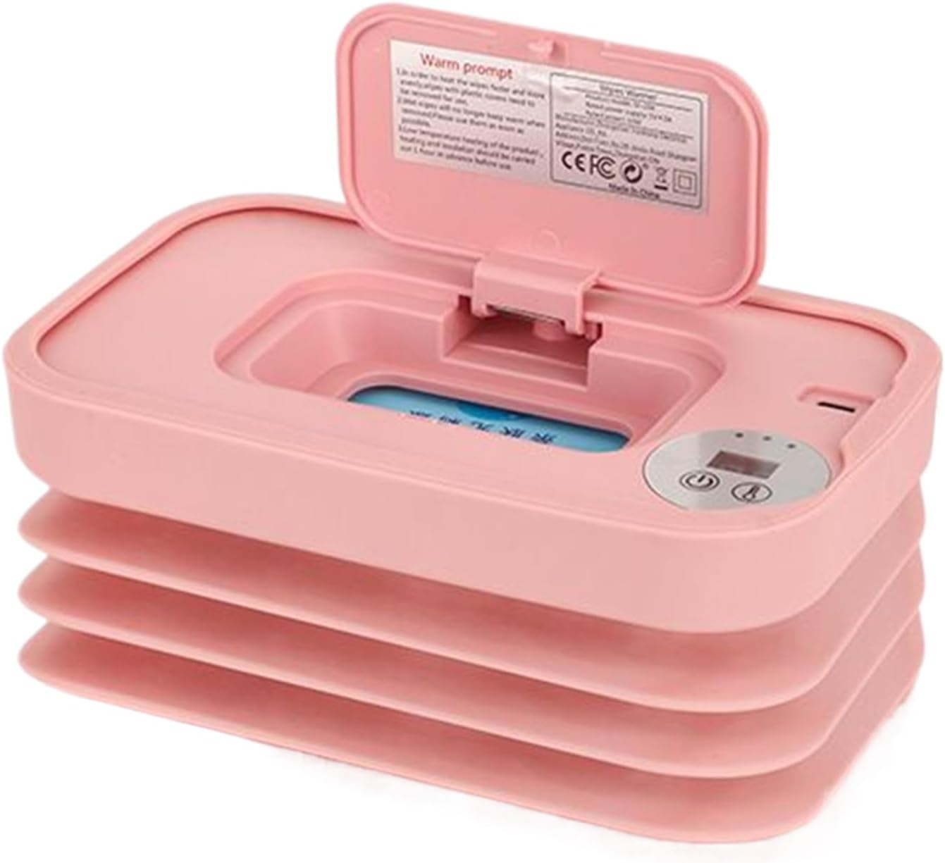 Cordless Wipe Warmer | Foldable Wipe Warmer Dispenser for Home,3 Modes Baby Supplies for Road Trips Business Trips Traveling Car