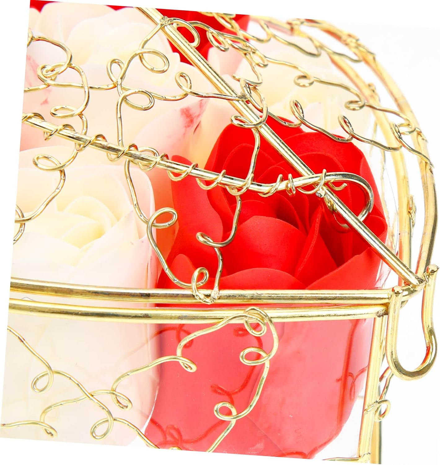 ABOOFAN Floral Scented Soap Flower Rose Soap Box for Valentine'S Day Anniversary and Mother'S Day Romantic Decorative Bath Flowers image number 4