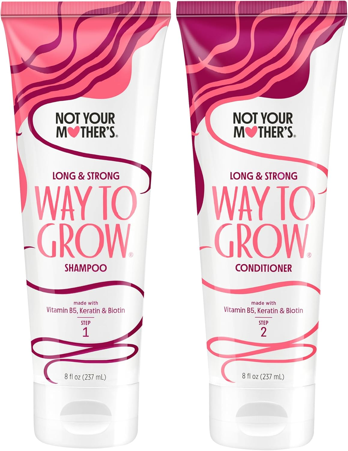Not Your Mother'S Way to Grow Damage Protecting Shampoo & Conditioner Duo Pack 8 Oz (1 of Each), for Longer Stronger Hair image number 2
