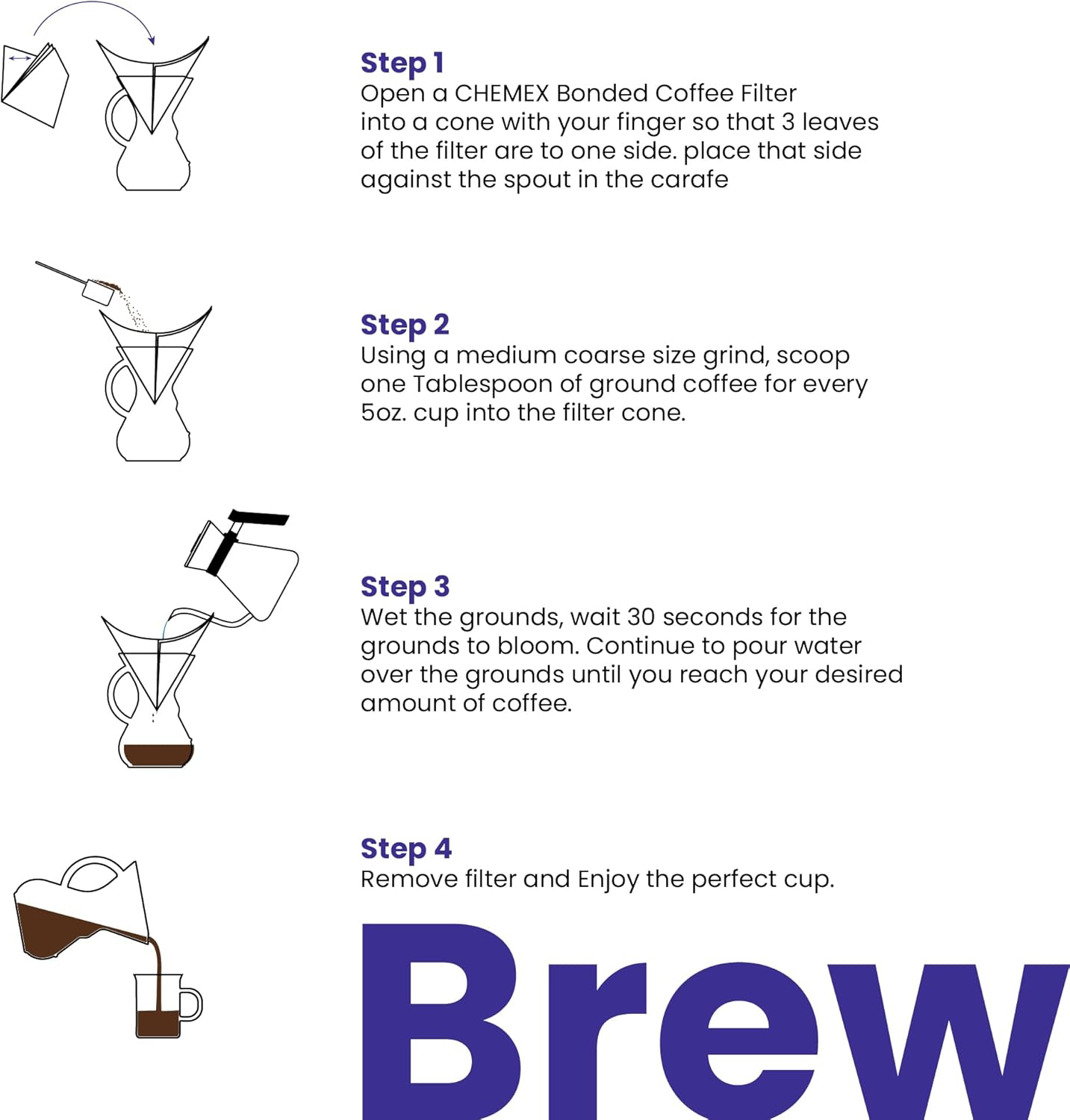 Chemex Pour-Over Glass Coffeemaker - Glass Handle Series - 6-Cup - Exclusive Packaging image number 6