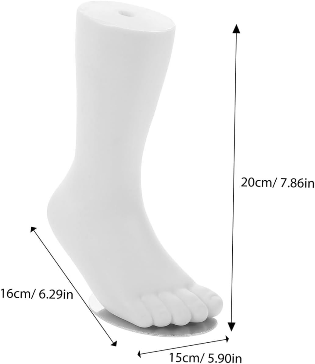 Iplusmile Realistic Foot Mold Boy Girl Sock Display Stand Fake Foot Model for Store image number 6
