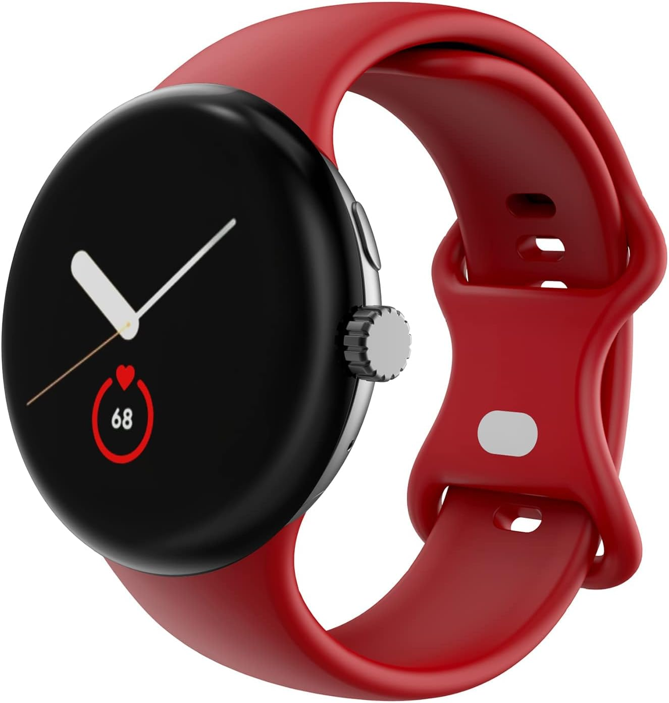 OVERSTEP Compatible with Google Pixel Watch Band, Pixel Watch Soft Silicone Wristband Waterproof Sports Band for Google Pixel Watch 2022