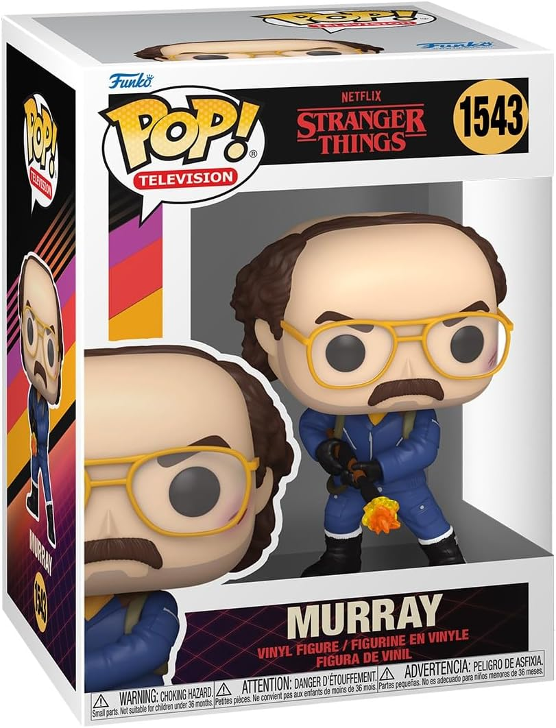 FUNKO POP! Television: Stranger Things S4 - Murray W/ FT image number 2
