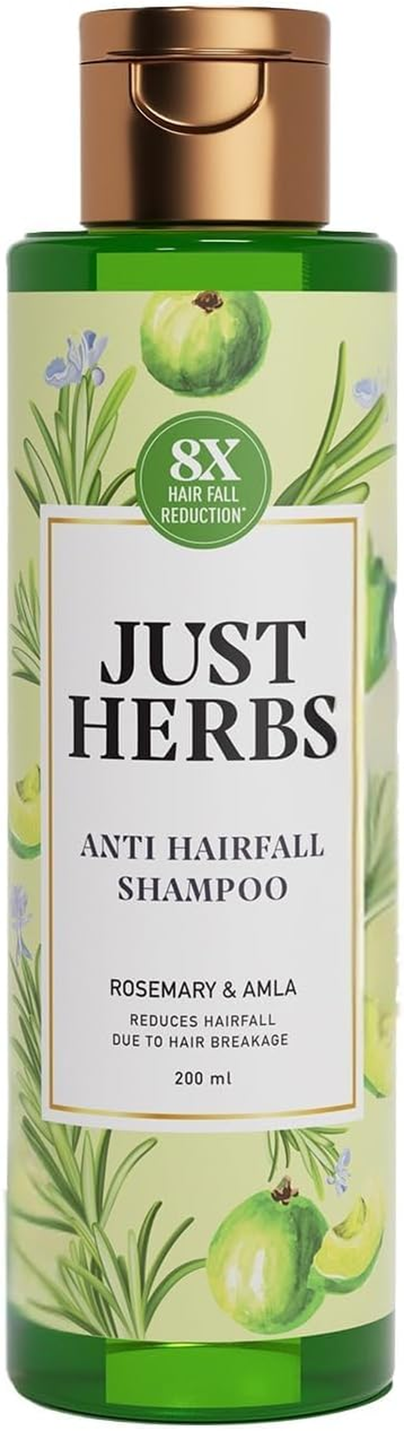 Just Herbs 8 in 1 Root Nourishing Amla Neem Shampoo, 200Ml image number 2
