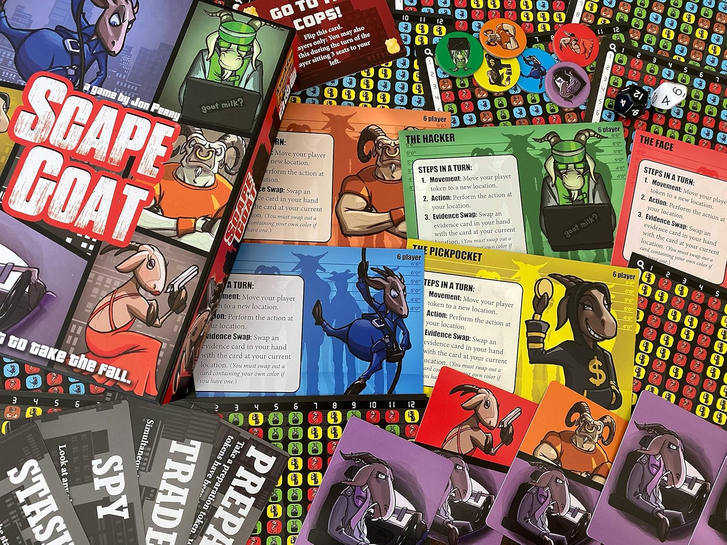 Indie Boards and Cards Scape Goat Multi: Board Game, 3 to 6 Players, Ages 14+ image number 6