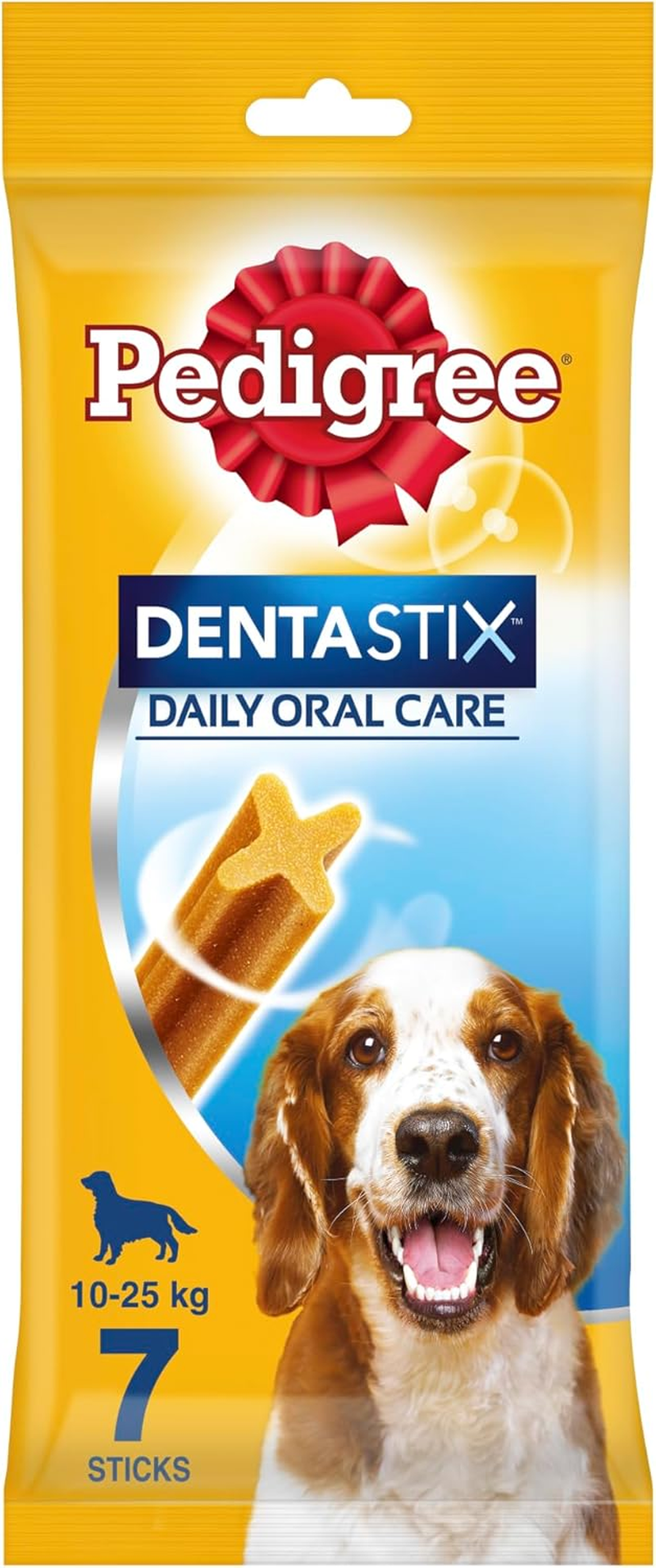 Pedigree Dentastix Medium Breeds Dental Dog Treats, 7 Sticks image number 4