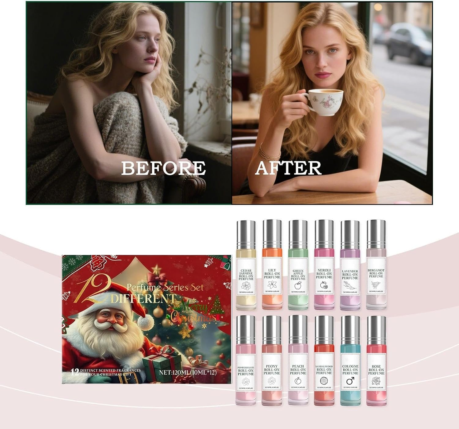 Christmas Perfumes for Women - Fragrances,Elegant Fragrance - for Commuting Dating Party Night Out Business Social Casual Gatherings Christmas image number 6
