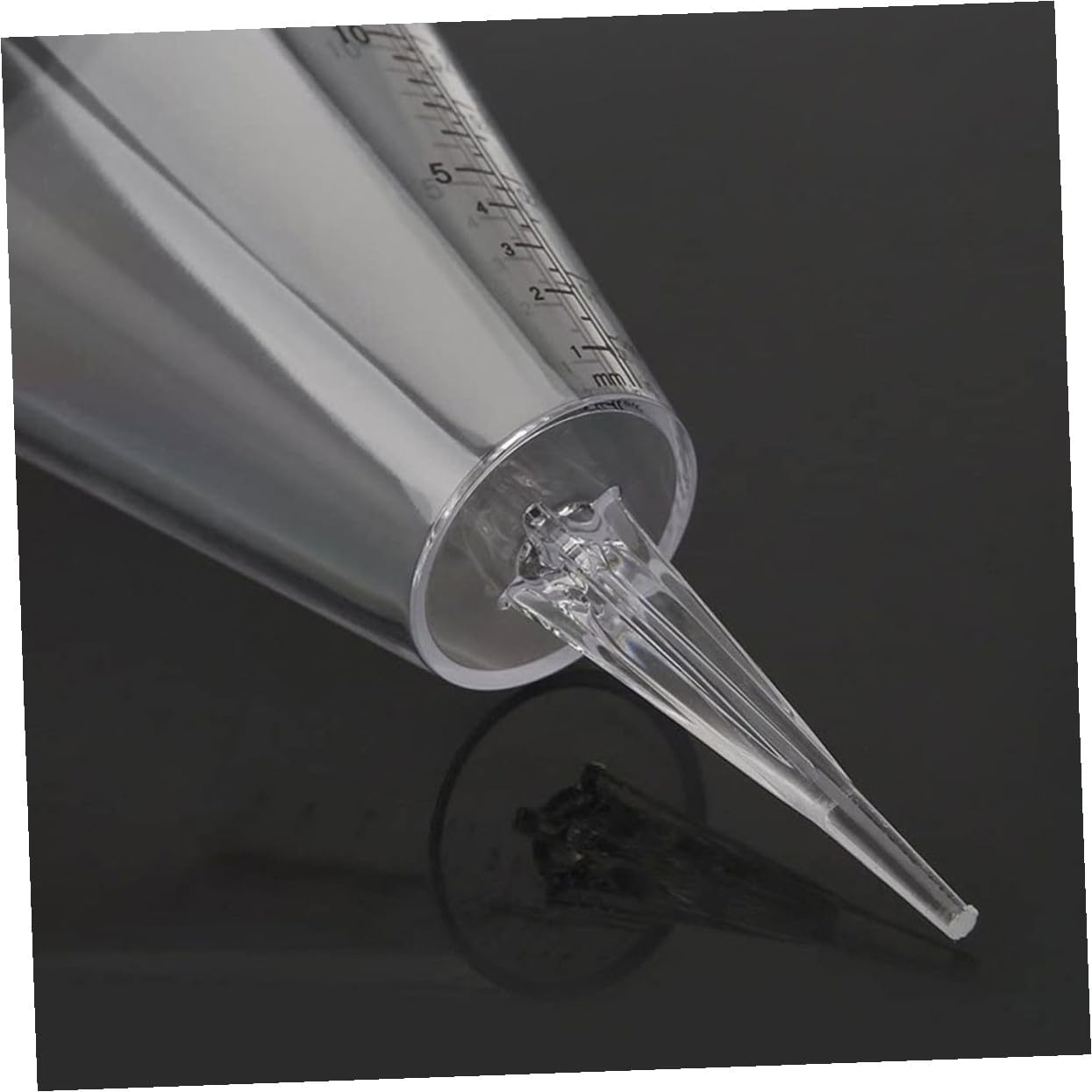 Angoily 3Pcs Clear Plastic Conical Rain Gauges with Graduated Scale Outdoor Rain Measurement Cups for Garden Agriculture Meteorological Use image number 3