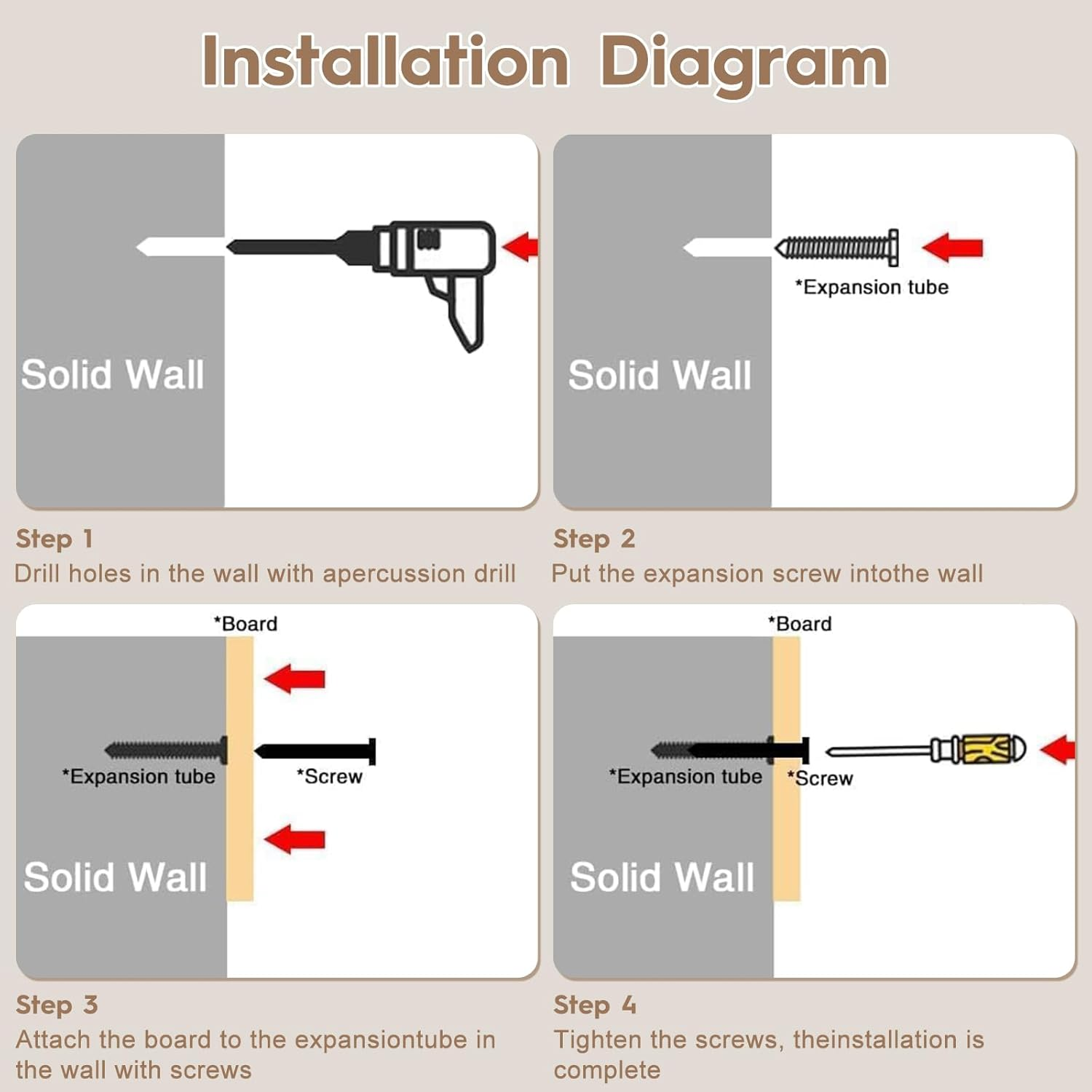 HOOMFIT Cat Wall Shelve, Wooden Climbing Furniture for Cats, Wall Mount with 2 Shelves, 2 Houses, 2 Ladders & 1 Scratching Posts - Wall Mounted (7Pcs) image number 4
