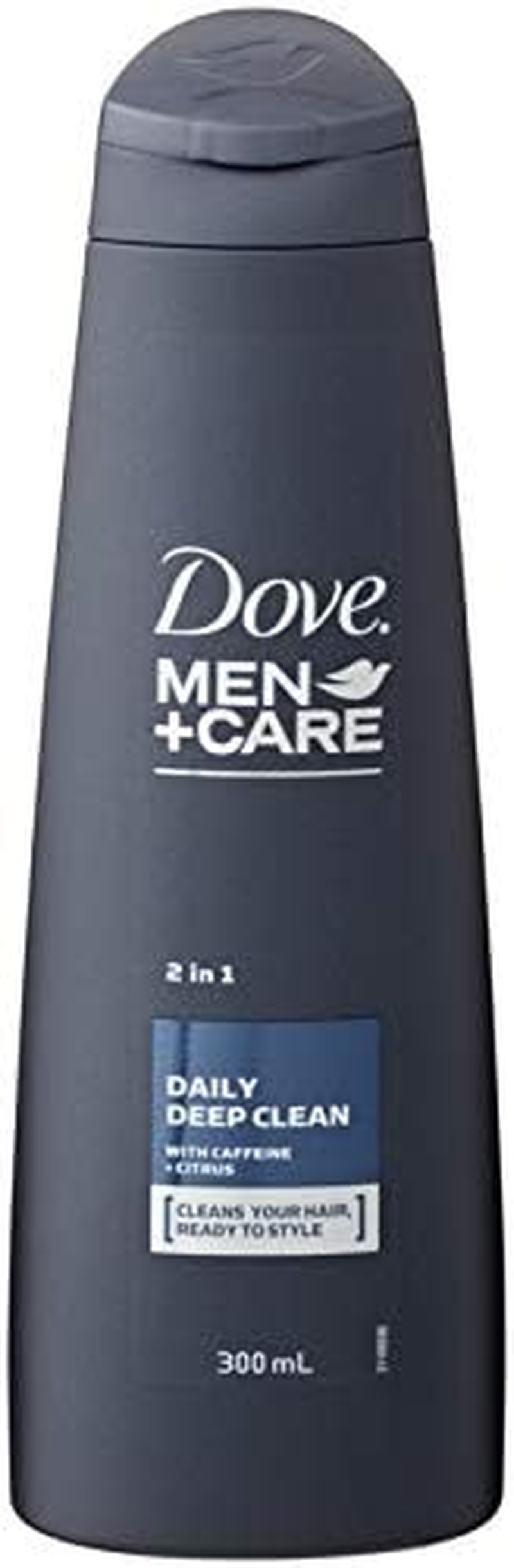 Dove Men'S Hair Shampoo, Daily Deep Clean 2 in 1, 300Ml image number 6