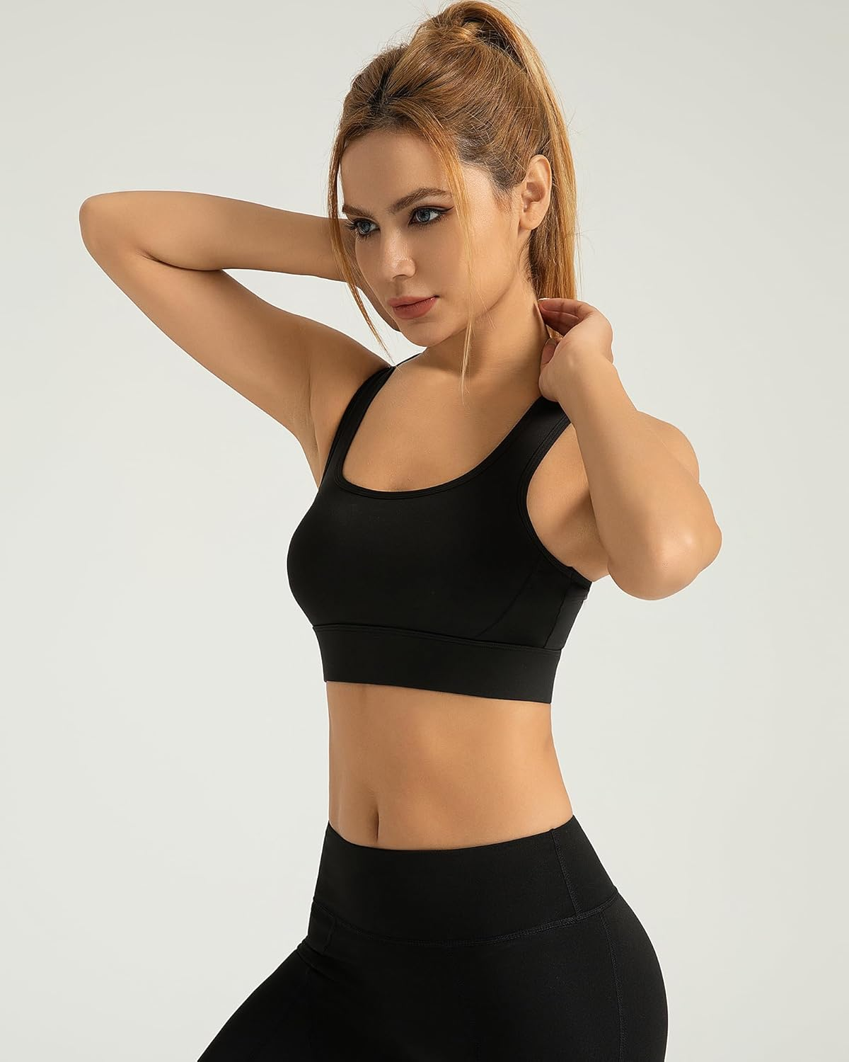 Bsubseach Sports Bras for Women High Impact Y Back Padded Workout Bras Fitness Top image number 6