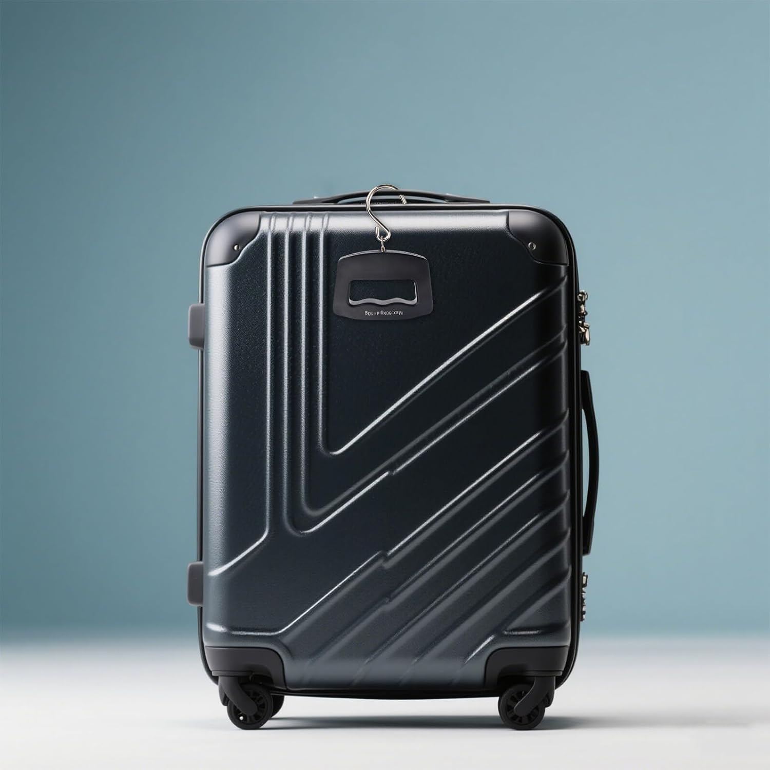 BESPORTBLE 2Pcs Portable Electronic Scale for Luggage Large Handle and Hook Digital Fish Scale Weigher up to Traveling Weighing for Suitcase image number 2