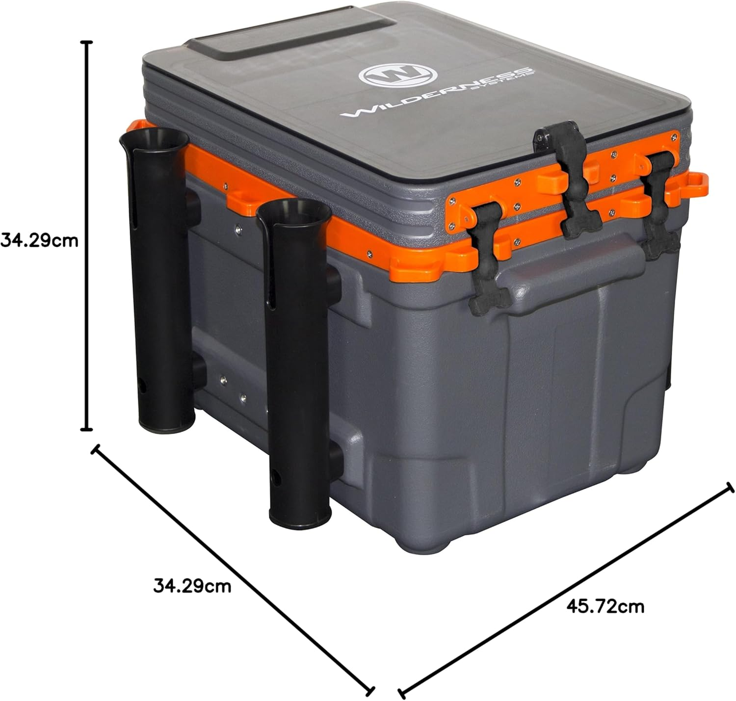 Wilderness Systems 8070065 Kayak Krate with 4 Rod Holders, Grey image number 4