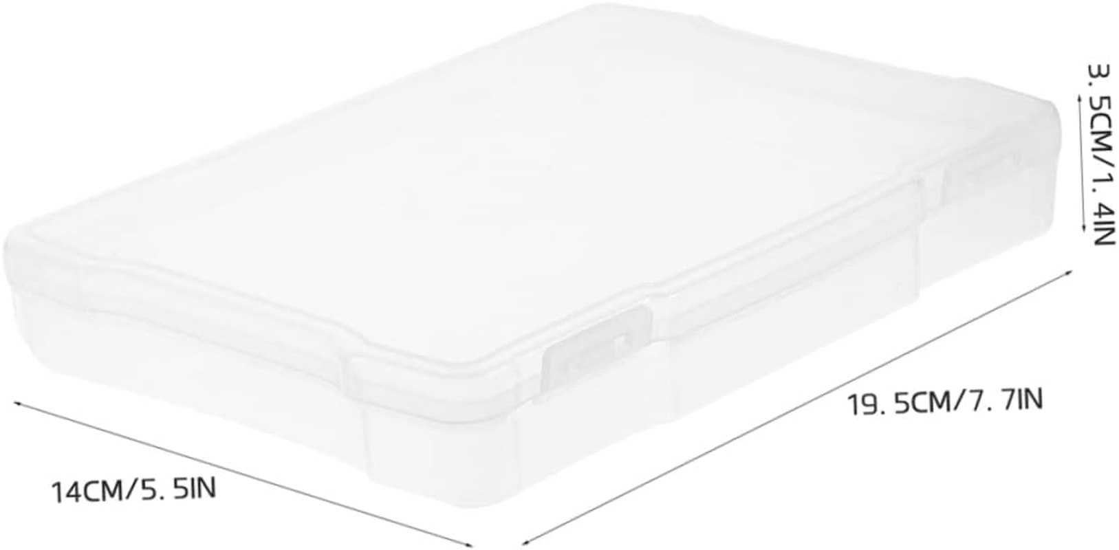 5Pcs Electronic Component Case Photo Storage Box Jewelry Box Sorting Handle Easy to Open Fill and Close Material image number 4