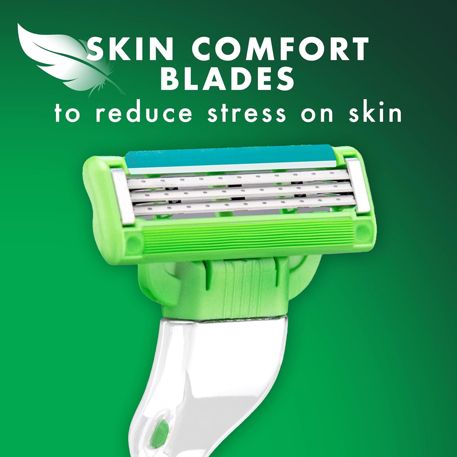 Gillette Mach3 Turbo Sensitive Men'S Razor Blade Refill Cartridges, Pack of 8